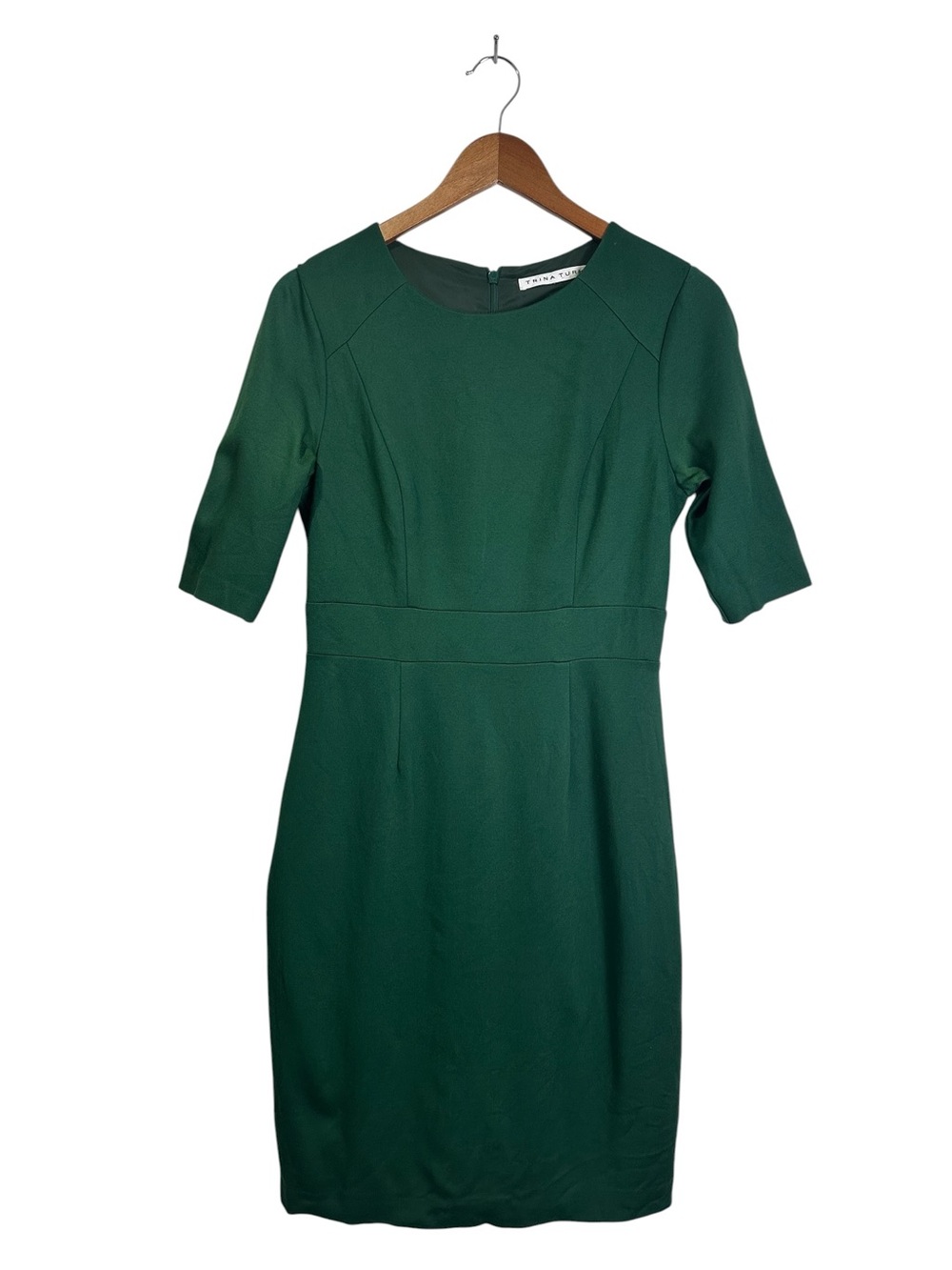 Trina Turk Women’s Size 6 Green Midi Sheath Dress